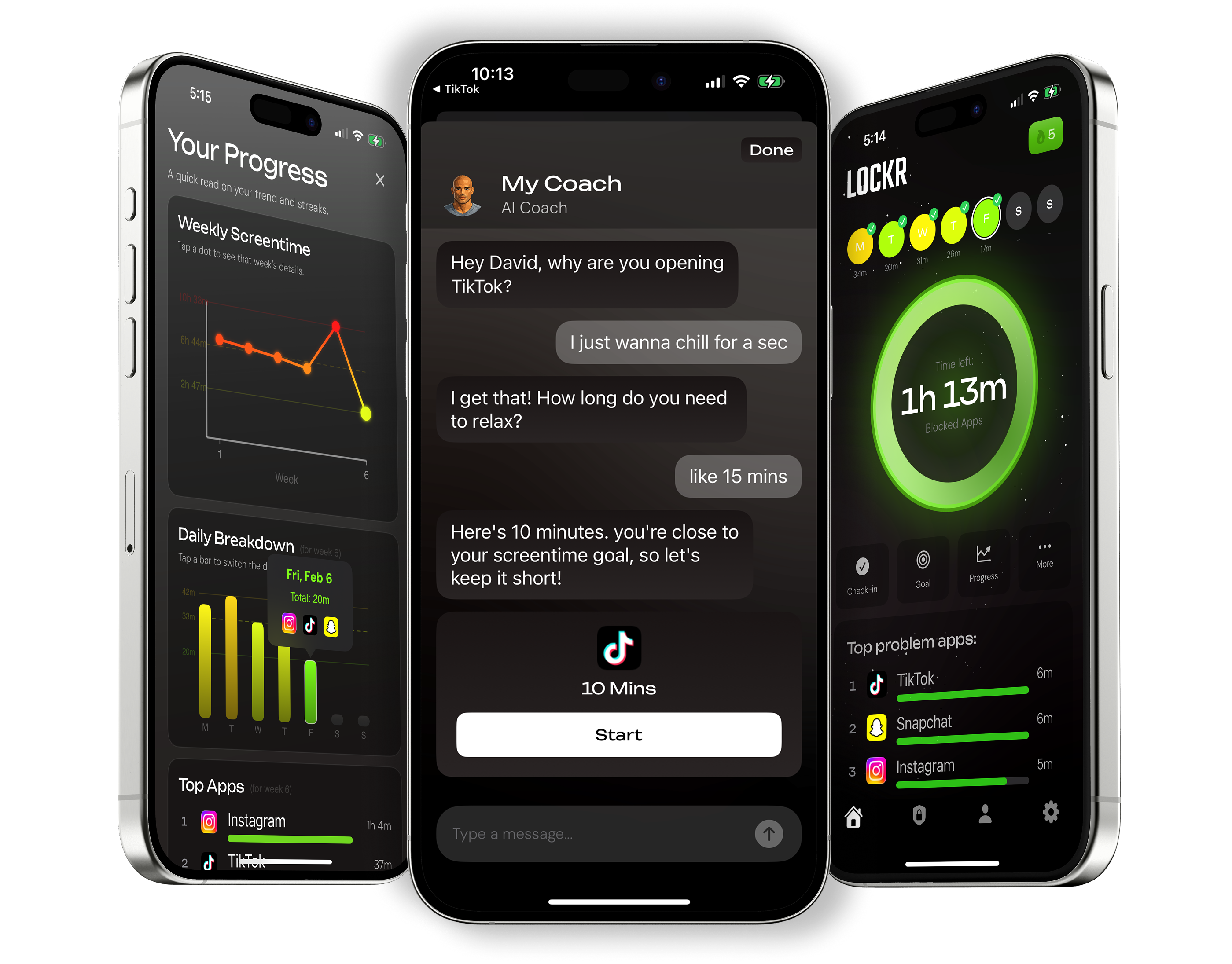 LOCKR App Screenshots